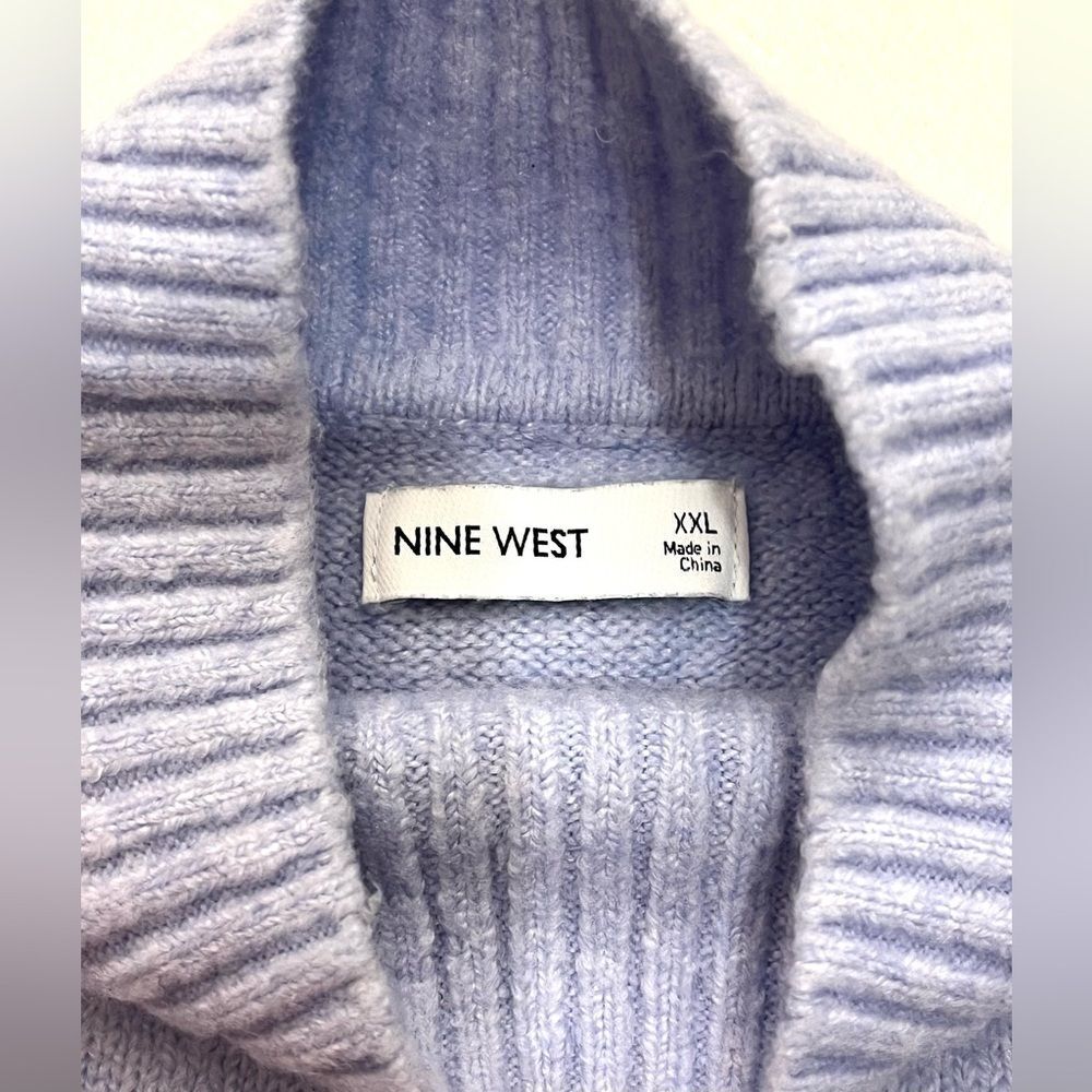 Nine West Women’s Soft Lavender Light Purple Turtleneck Sweater XXL - Picture 9 of 16